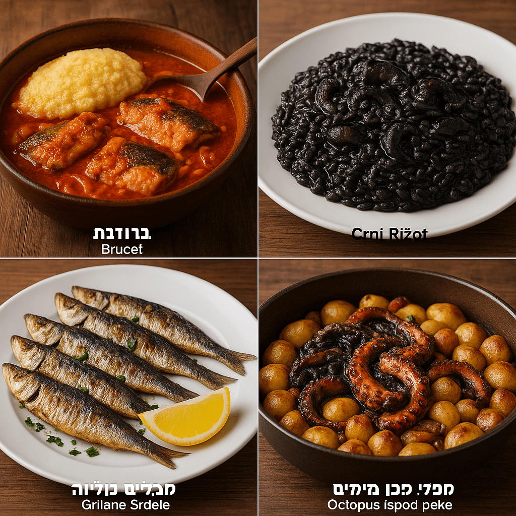 אוכל מסורתי בקרואטיה-