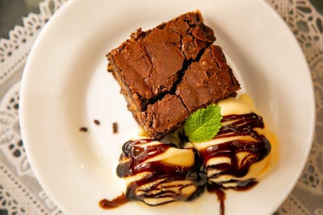 Coffee Cake and Icecream
